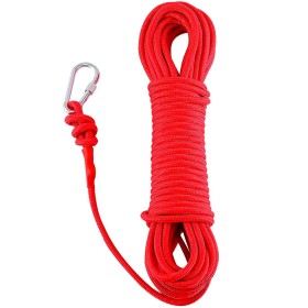 Cuerda para pesca alta resistencia con mosquetón 20mts