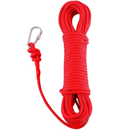 Cuerda para pesca alta resistencia con mosquetón 20mts