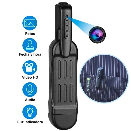 Camara espia 1920x1080 video, audio y fotos