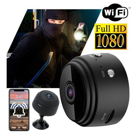 Camara espia circular micro SD 1080p