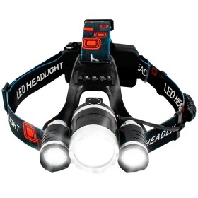 Linterna minero 10W con pilas recargables