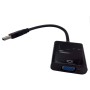 Placa de video externa USB 3.0 a VGA