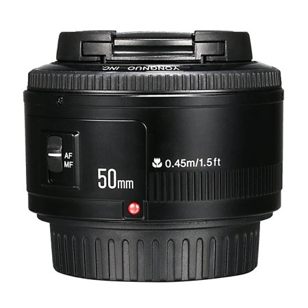Lente Yongnuo Nikon 50mm Gran Apertura 1.8 MF AF
