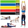 Set de 5 bandas elásticas para ejercicio