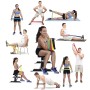 Set de 5 bandas elásticas para ejercicio