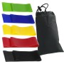 Set de 5 bandas elásticas para ejercicio