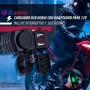 Cargador USB Para moto 2 USB + Slot encendedor 12V + brujula