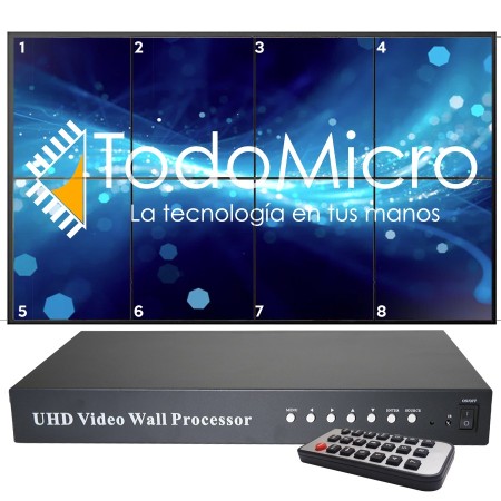 Procesador de VideoWall 3x2 2x3 AG-606 HDMI, DVI, VGA y USB