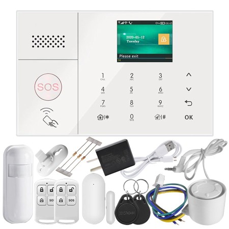 Sistema de alarma antirrobo para el hogar + accesorios
