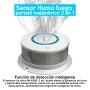 Detector de humo y temperatura inalambrico standalone