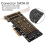 Adaptador M2 NGFF a PCIE B+M key