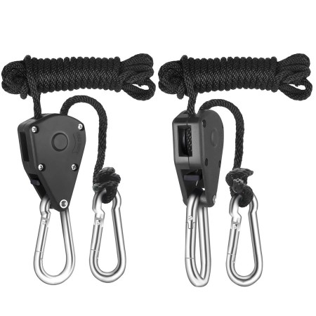 Par Poleas Plasticas con soga