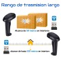 Escáner de código de barras 1D 2D Wireless y USB
