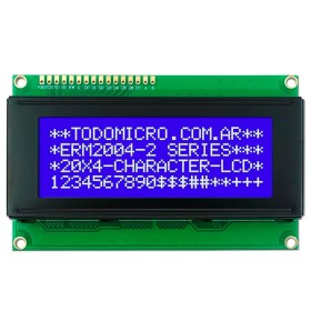 Display LCD 20x4 5V azul OUTLET