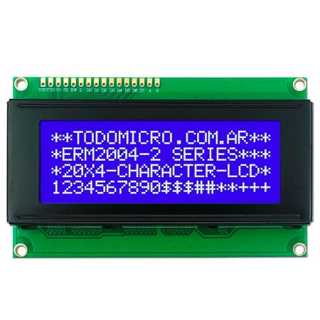 Display LCD 20x4 5V azul OUTLET