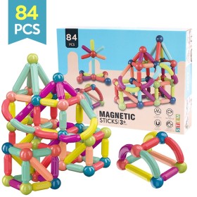 Kit barras Magnéticas y esferas 64 PCS