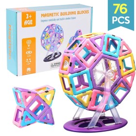 Bloques Magnéticos De Construcción 76 PCS