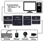 Extensor USB activo UTP hasta 100m