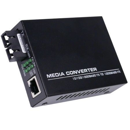 Conversor fibra optica-ethernet