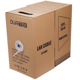 Cable UTP CAT5E 305m 24AWG 0.51CCA*4Pairs+0.90PE+Rip Cord+5.1PVC