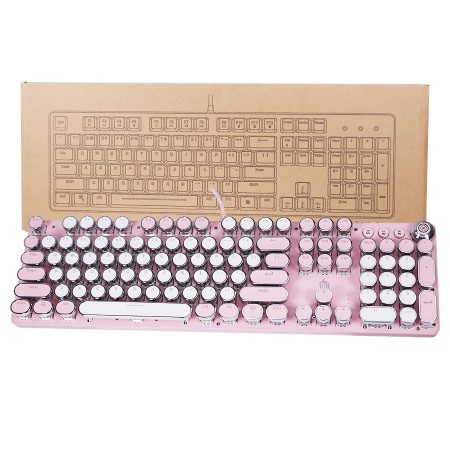 Combo Mouse + Teclado semi mecanico  RGB