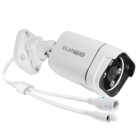 Cámara Bullet 4 Led IR 5 MP Microfono parlante para exterior Ethernet