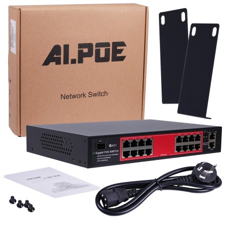 Switch de 16 puertos 1000Mbs