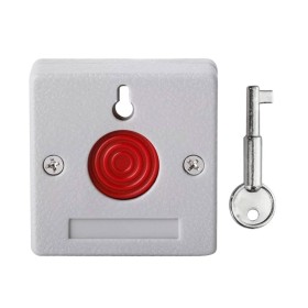 Botón Pulsador de Emergencia + LLave