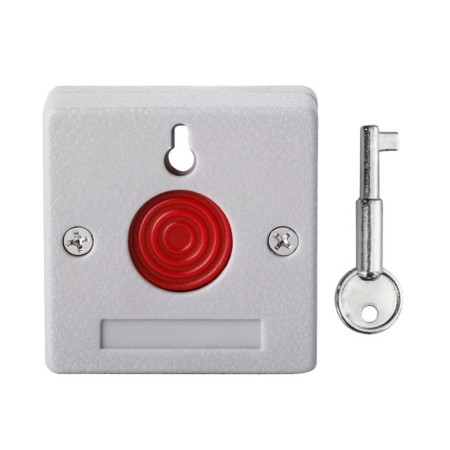 Botón Pulsador de Emergencia + LLave