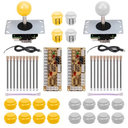 KIT Palanca, 10 pulsadores y controlador para ARCADE