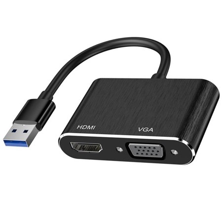 Placa de video externa USB 3.0 a VGA
