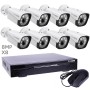 NVR 16 canales + 8 camaras 8MP