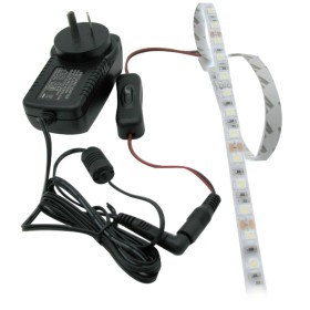 Metro Tira de led + fuente 12V	+ encendedor