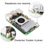 El ventilador y disipador de calor para Raspberry Pi 4B yPi 5