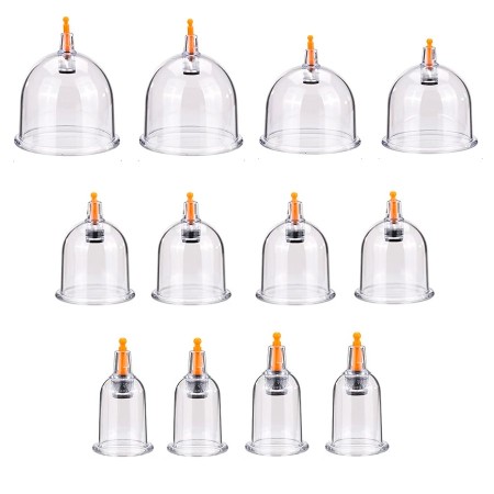 Set de 12 Ventosas para Terapia