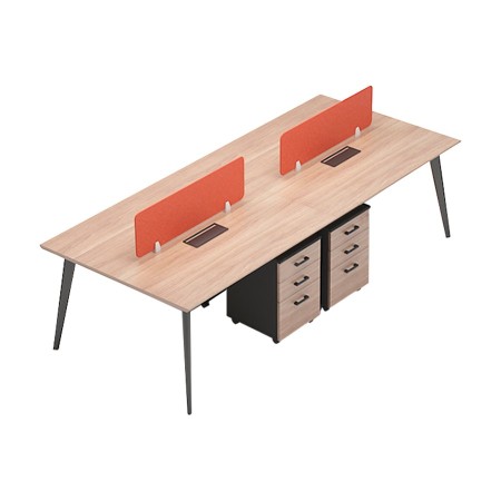 Estación de Trabajo Moderno para 4 Personas