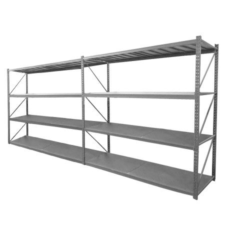 Estanteria Rack Metálico 4 niveles capacidad 1200kg