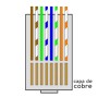 Ficha RJ45 para cable UTP CAT6E