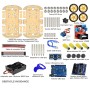 Kit chasis  Infrarrojo seguimiento de linea. ruedas y portapila robot auto 4WD