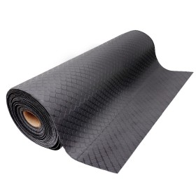 Rollo de Goma para Piso PVC Patrón Cuadrados 1MM