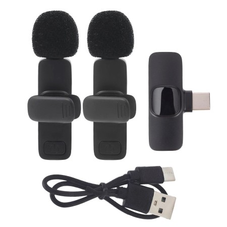Micrófono Inalámbrico Corbatero USB-C
