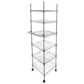 Estantería de Acero 6 Niveles Organizador 170x40 cm