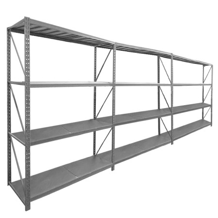 Estanteria Rack Metálico 4 niveles capacidad 1200kg