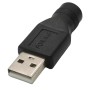Adaptador USB Hembra USB Macho a DC 5,5x2,1mm