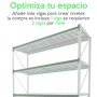 Viga Rack 300kg 150cm Montaje sin tornillos