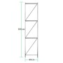 Bastidor para rack metalico 300kg 60x250cm