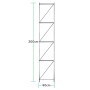 Bastidor para rack metalico 300kg 60x250cm