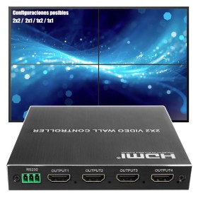Videowall HDMI 4 Pantallas