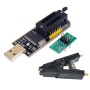 Combo Programador Usb Ch341a + Pinza . Bios Eeprom