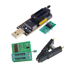 Combo Programador Usb Ch341a + Adp TTL 1.8V  + Pinza